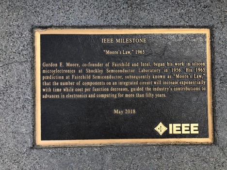 Gordon Moore plaque