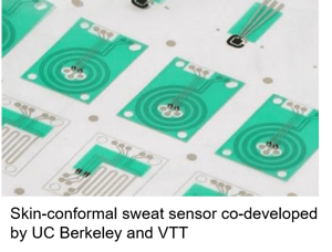 VTT skin conformal sweat sensor